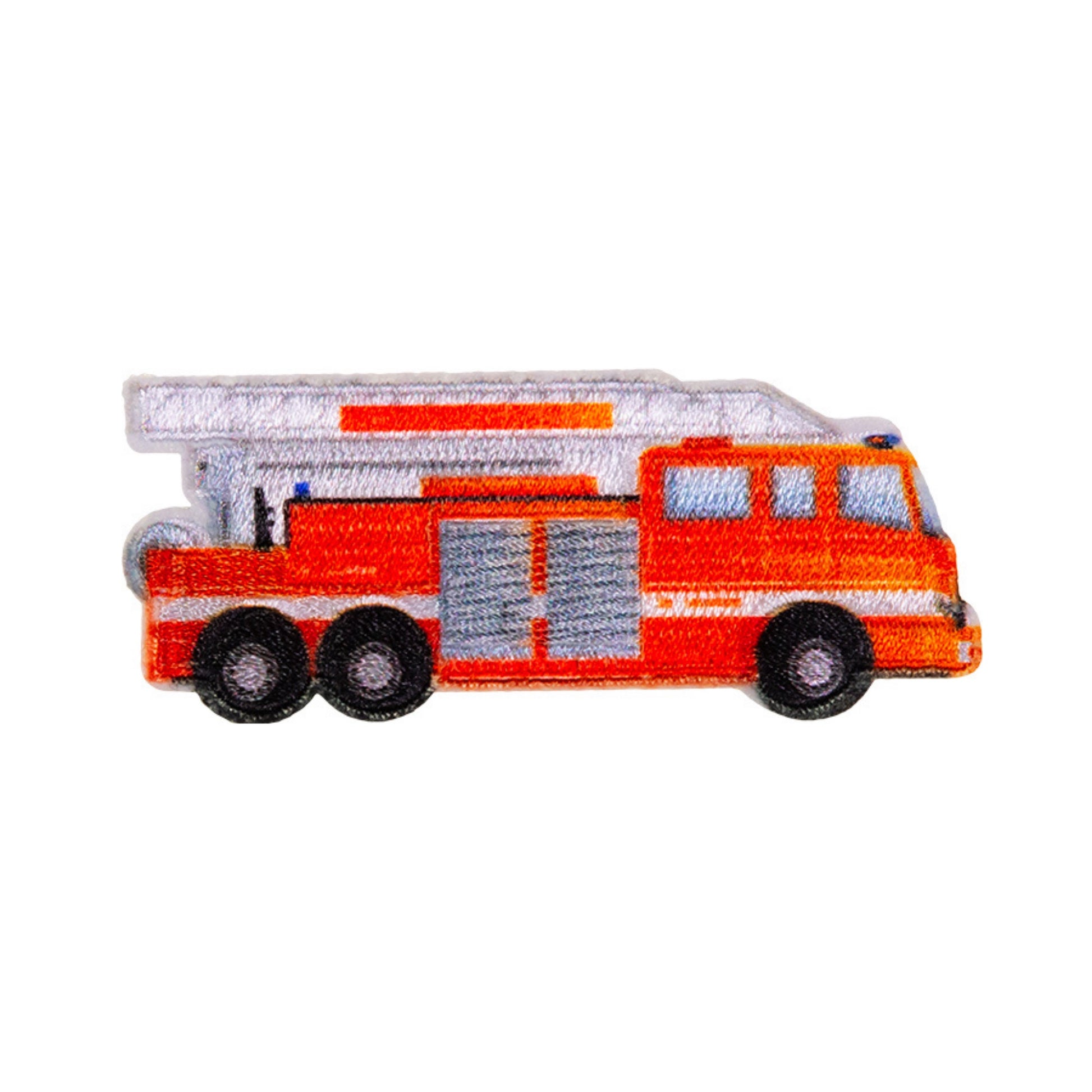 Applikation Bügelbild Feuerwehrauto