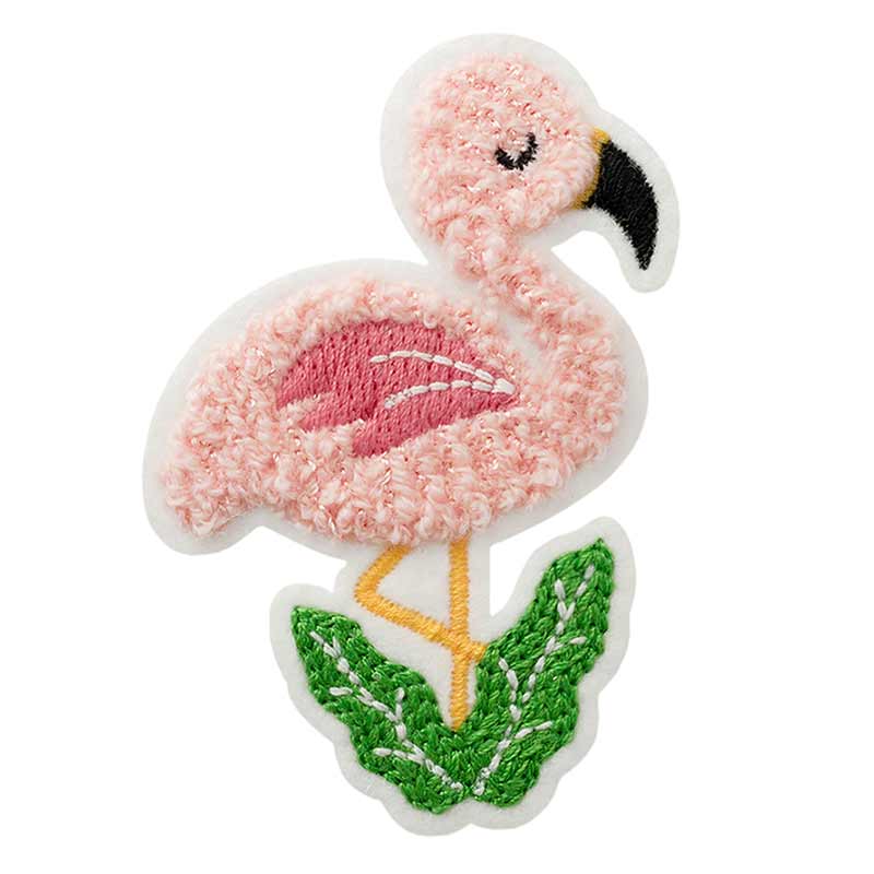 Bügelbild / Aufnäher Flamingo