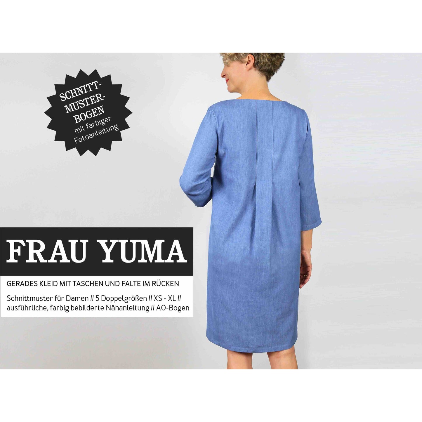Studio Schnittreif Kleid Frau Yuma