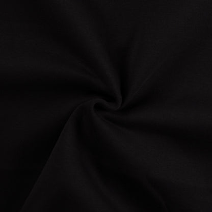 Dicker Sweat Stoff schwarz