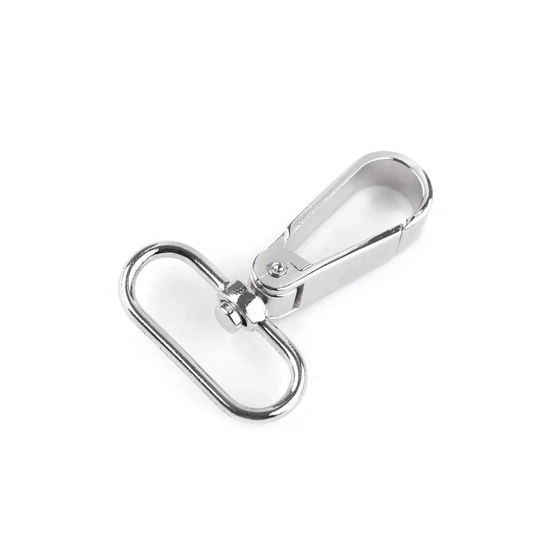 Karabiner 32 mm silber