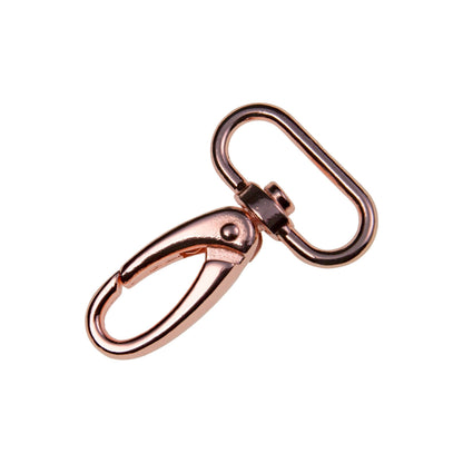 Karabinerhaken roségold 30 mm