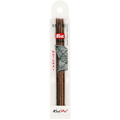 Prym Knit Pro Strumpfstrickenadeln/Nadelspiel Natural 15cm 2,5mm