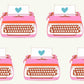 Baumwolle Darlings 2 Typewriter / Schreibmaschine