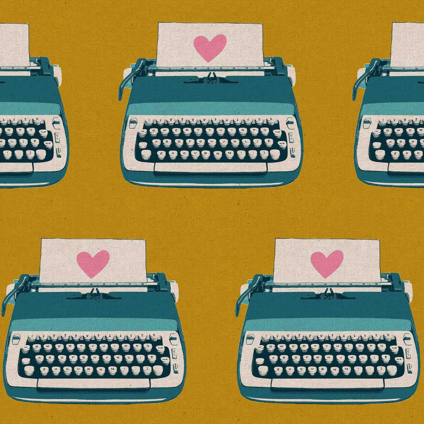 Canvas Darlings 2 Typewriter / Schreibmaschine