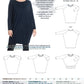 Schnittmuster 70047 Loose Fit Jerseykleid