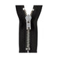 Opti Reißverschluss 16 cm metall silber/schwarz
