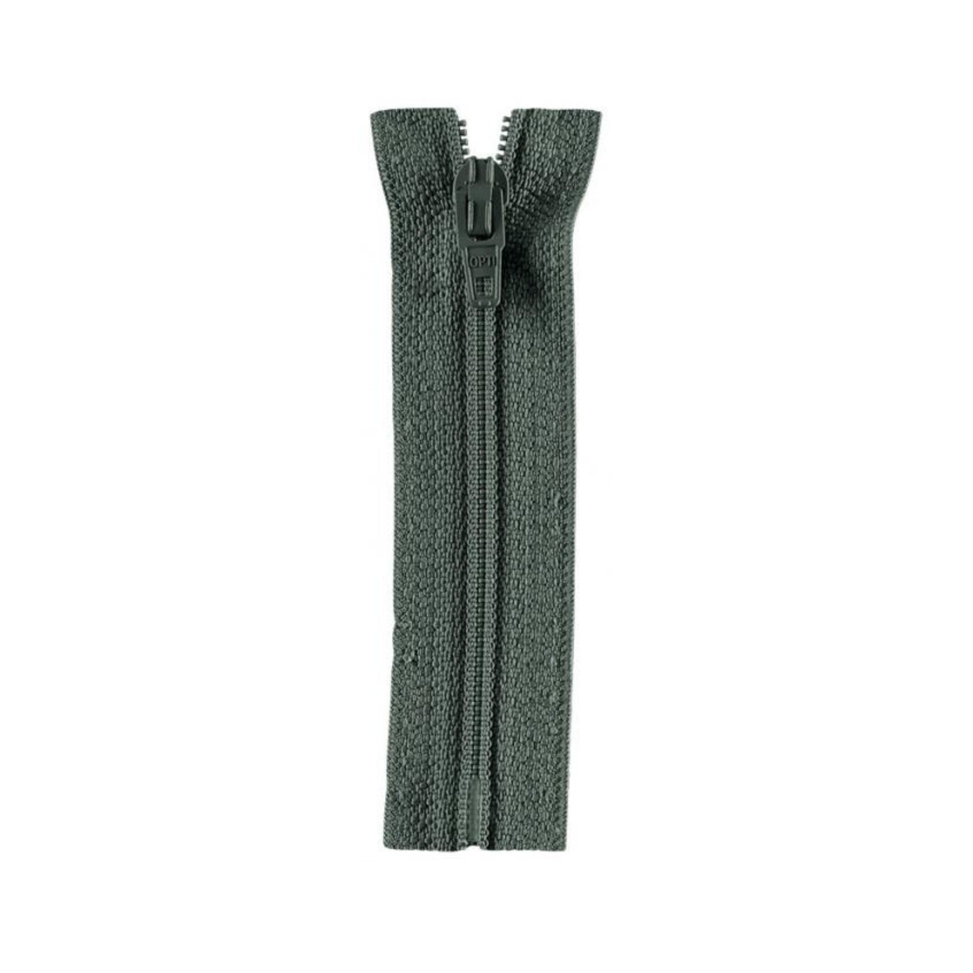 Opti Reißverschluss Fulda 15 cm grau