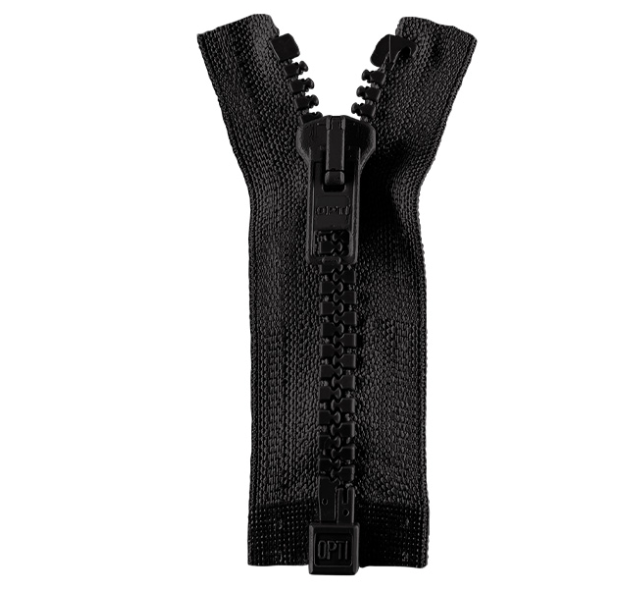 Opti teilbarer Reißverschluss 60cm schwarz