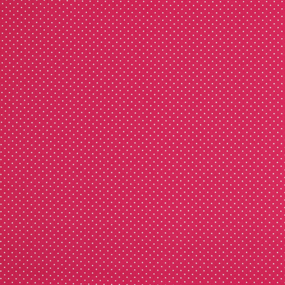 Baumwolle mit kleinen Punkten pink