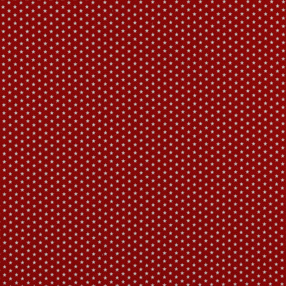 Poplin Ministars rot weiß