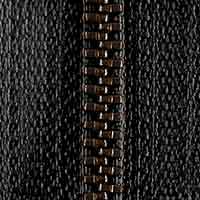 Reißverschluss M40 Werra Antik nicht teilbar 16 cm schwarz