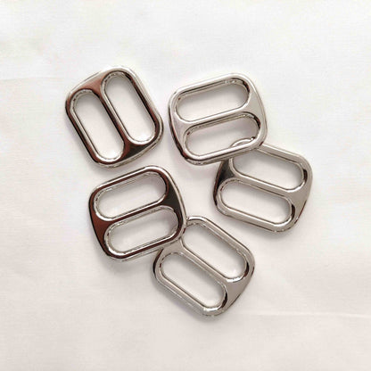 Schieber 25 mm silber