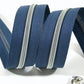 Endlosreißverschluss Metallisiert 6 mm jeansblau/silber