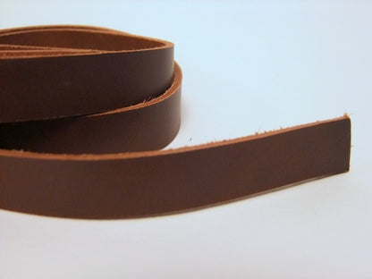 Lederriemen 2 x 130 cm dunkelbraun
