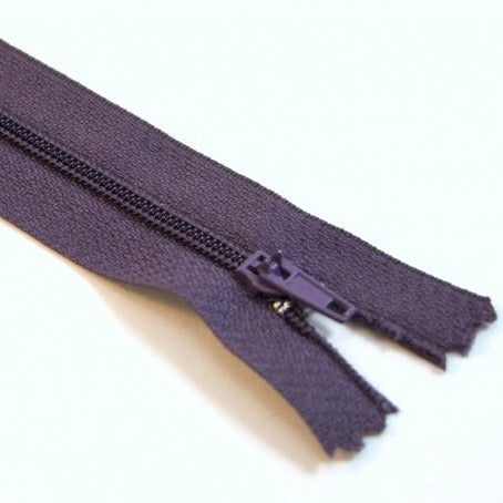 Reißverschluss 20 cm violett